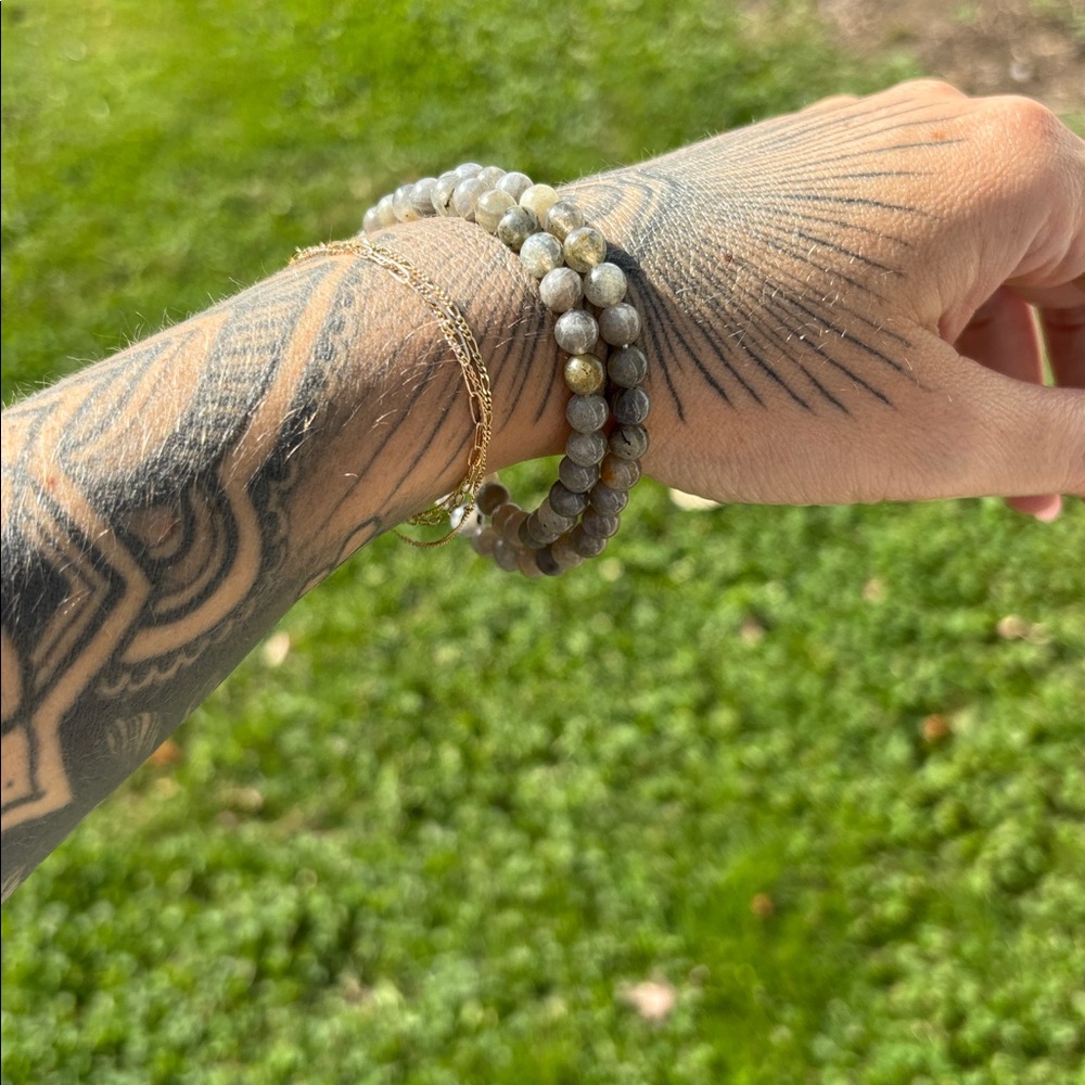 Labradorite bracelet wrap - Picture 4 of 6